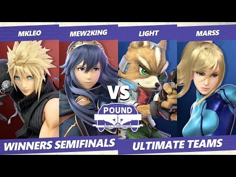 Pound 2019 SSBU Teams -  Marss & Light VS  MkLeo & Mew2King - Ultimate Winner's Semis