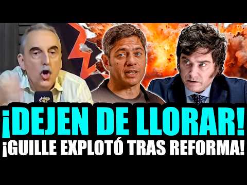 GUILLERMO MORENO EXPLODED AFTER MILEI'S LABOR REFORM!
