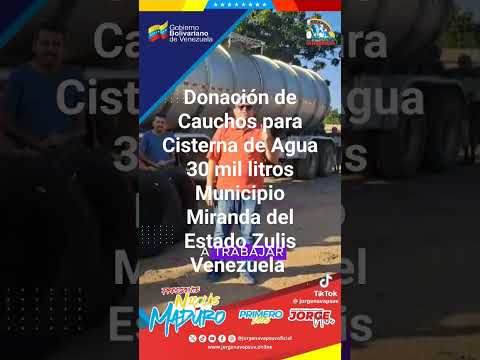 Agua para el Municipio Miranda del Estado Zulia solución Abril 2025