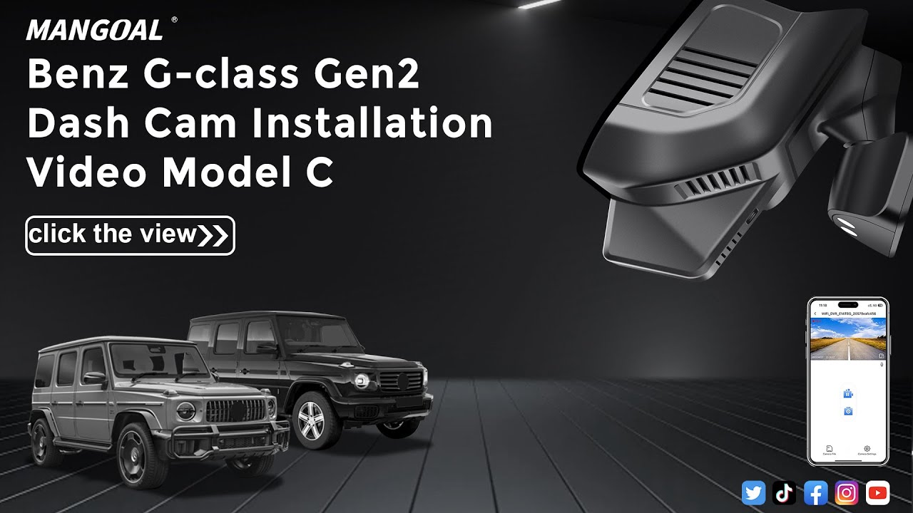 Mercedes-Benz G-Class (Model C) 016G-2 Dash Cam Installation