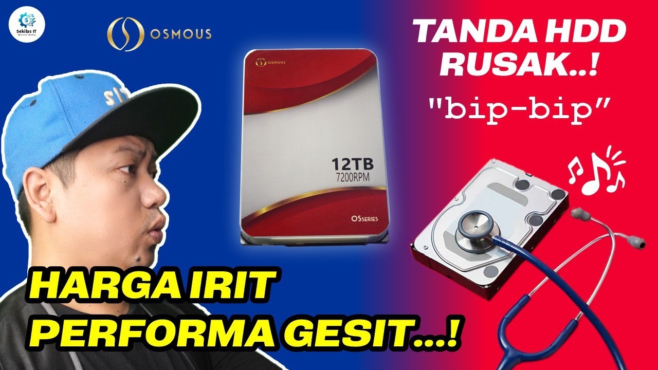 Hardisk Pc gak Terdeteksi,Tanda Rusak! Pake Hardisk Osmous Garansi 2 Tahun Harga Irit Performa Gesit