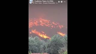 Feuertornado auf Rhodos (Video)