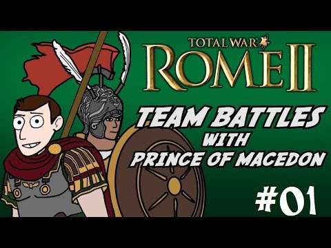 Total War Rome 2 - Online Battle w/Prince of Macedon! #01