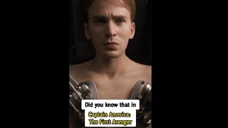 Did you know that in 'Captain America: The First Avenger' ?       #shorts