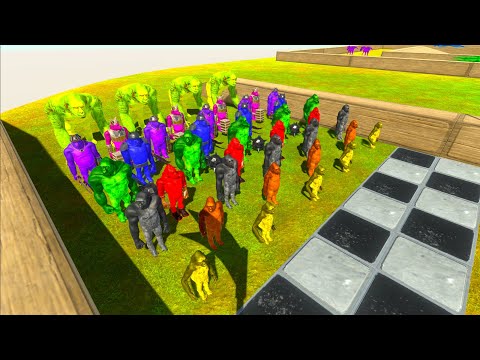 COLORED MONKEYS CHAMPIONSHIP - Animal Revolt Battle Simulator