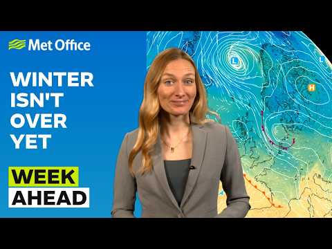 Week Ahead 16/02/2026– Snow midweek – Met Office weather forecast UK