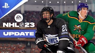 NHL 23 - Bande-annonce de la mise à jour Vol collectif - Mighty Ducks | PS5, PS4