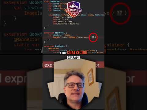 What is the Nil Coalescing Operator in the Swift language?  #swiftui #bigmountainstudio #swiftcode thumbnail