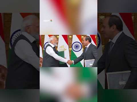 السيسي ورئيس وزراء الهند يوقعان على رفع العلاقات لمستوى شراكة إستراتيجية