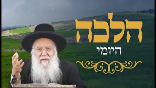 סימן רסח סעיף יא הרב בניהו שמואלי שליט_א השיעור היומי יא חשון התשפ"ה