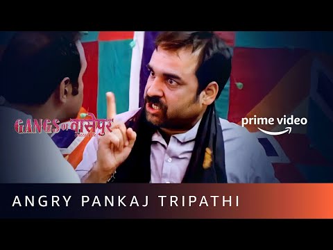 Gangs Of Wasseypur Part 1 - Angry Pankaj Tripathi Beats With Chappal  | Amazon Prime Video