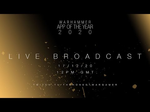 The Honest Wargamer Warhammer App of the year awards 2020