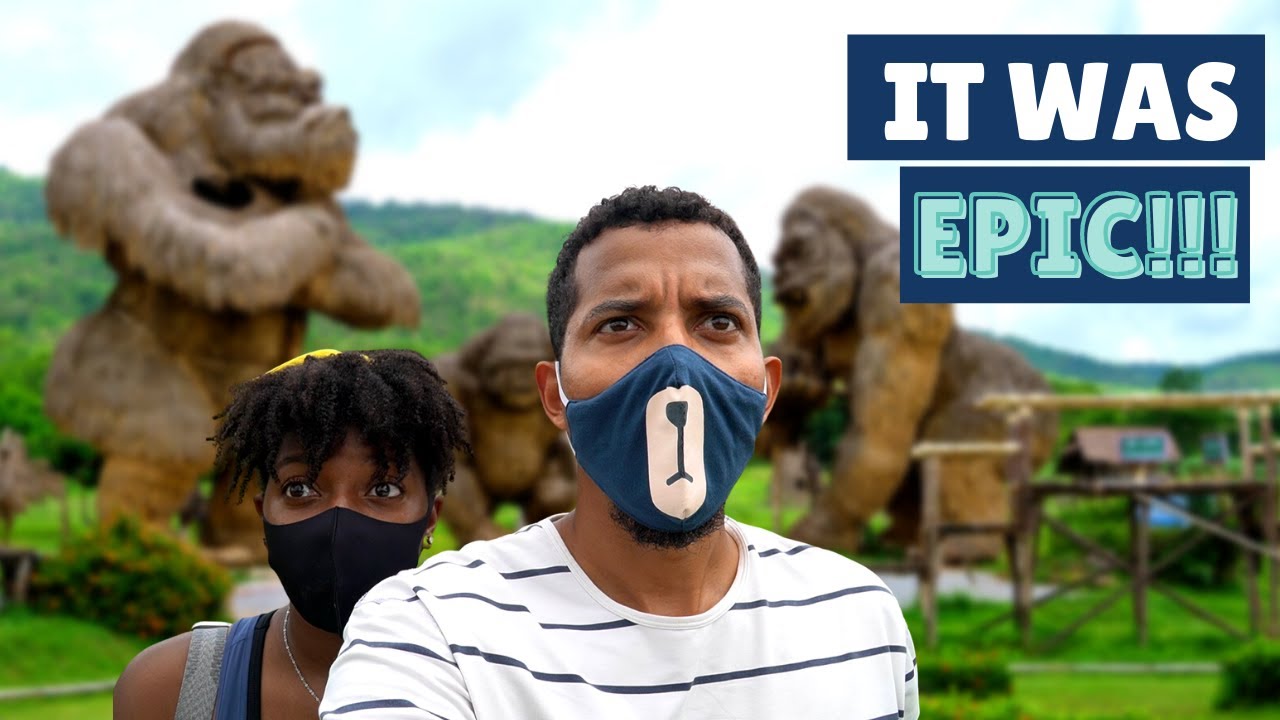 Join the adventurers as they traverse the captivating Huay Tung Tao Lake in this video.