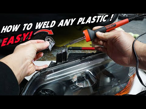 How To Plastic Weld and Fix Broken Or Cracked Plastic Pieces
