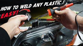 How To Plastic Weld and Fix Broken Or Cracked Plastic Pieces