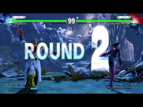 SFV: TampaBison(M.BISON) vs RZR_INFILTRATION(JURI) - Ranked Match 1