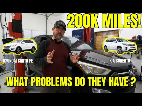 Used Hyundai Santa Fe and Kia Sorento buyer's guide (over 200k miles)