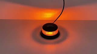 LED maják, oranžový, 10-30V, ECE R65, pevná montáž
