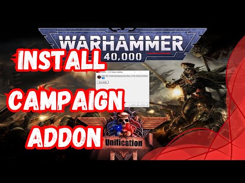 How to Install Campaign Addon Unification Mod Soulstorm❗(Tutorial/Guide)✅