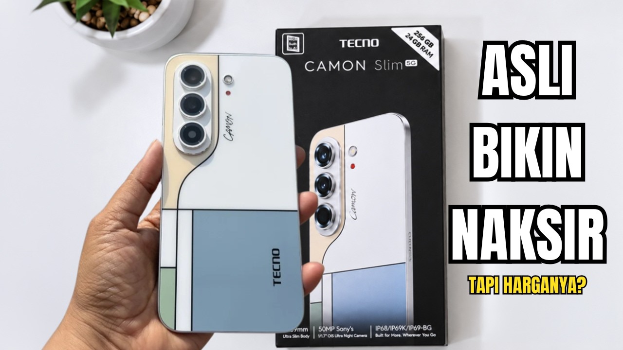 GAK NYANGKA BISA SEKEREN INI‼️TECNO CAMON SLIM 5G BAKAL JADI PRIMADONA BARU?