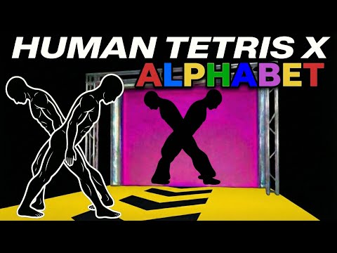 HUMAN TETRIS X ALPHABET | Couples Interactive Warm Up | Full Body Fitness