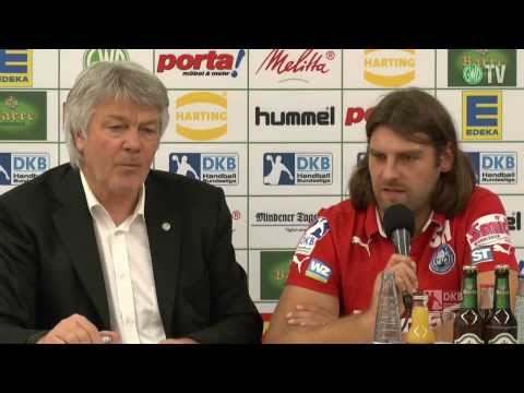 29.09.2013 GWD Minden - Bergischer HC // Pressekonferenz