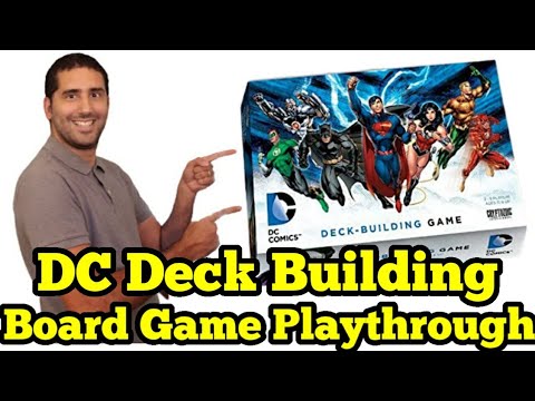 DC Deck Building Crisis 1 expansion playthrough