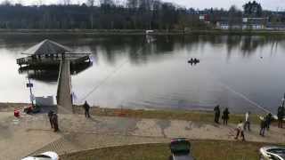 preview picture of video 'timelapse Traversée Hivernale Du Lac des Doyards, Vielsalm 2015'