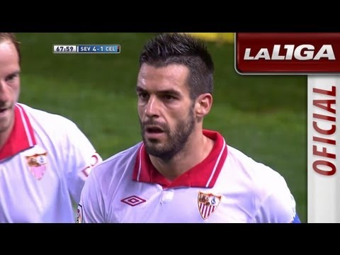 Gol de Negredo (4-1) en el Sevilla FC - Celta de Vigo - HD