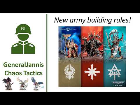 New 40k Army Building rules preview  - GeneralJannis  - WH40k 10th edition