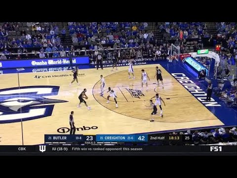 Creighton vs. Butler Full Game l 2019-20 Big East Men's Basketball (2/23/2020)