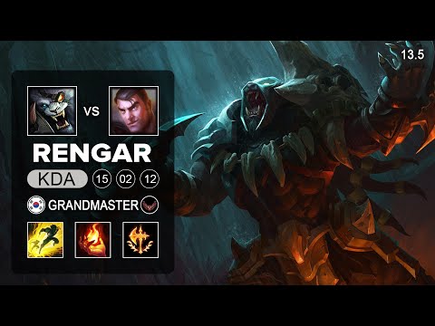 Rengar vs Jayce Top - KR Grandmaster - Patch 13.5 Season 13