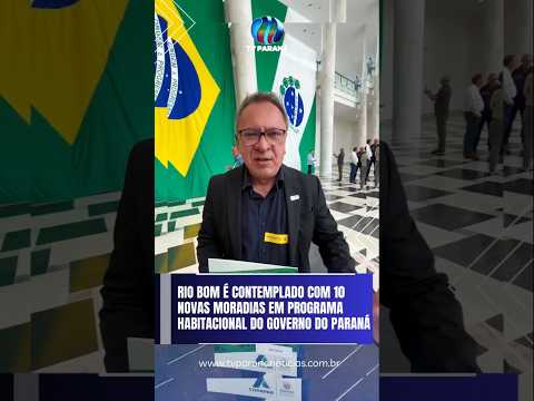 Rio Bom é contemplado com 10 novas moradias em programa habitacional do Governo do Paraná