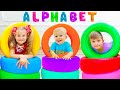 Diana And Roma English Alphabet With Surprise Eggs ABC