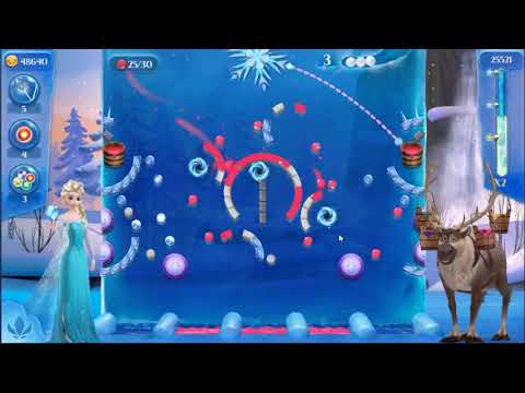 Frozen Free Fall: Icy Shot Level 155 - NO BOOSTERS ☃☃☃