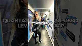 Quantas bagagens o passageiro pode levar em uma viagem de avião?