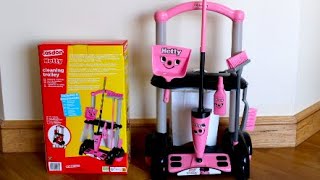 Toy Cleaning Trolley - Learn to Help with Cleaning, Unboxing Set Up and Play, Cute Toy for Children