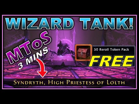 WIZARD Tanking MToS Last Boss! (4 dps, 1 heal) *FREE* Gift: 500k AD worth of Rerolls! - Neverwinter