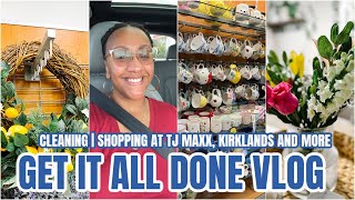 VLOG: GET IT ALL DONE VLOG | SHOP WITH ME | SHOPPING AT TJ MAXX | SHOP WITH ME AT KIRKLANDS