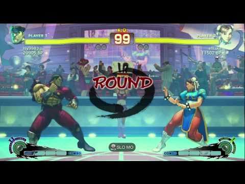 Uryo [Chun] vs 藍弟 lsy9983 [Bison] SSF4 Japanese Online Ranked Matches - TRUE-HD