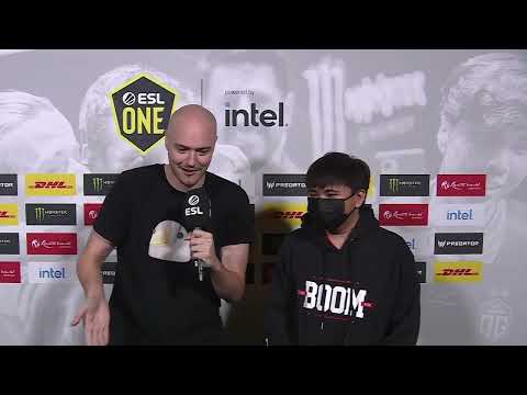 "We didn't expect too much" - Yopaj interview after the amazing series vs OG - ESL One Malaysia 2022