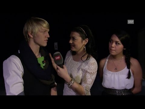 Interview mit Matthieu & Larissa nach dem Battle - The Voice of Switzerland 2014