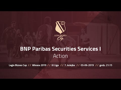 Skrót spotkania BNP I - Action ( Legia Biznes Cup Wiosna 2019 )