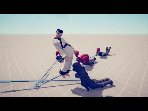 TAEKWONDO CHAMPION vs EVERY UNIT - Totally Accurate Battle Simulator
