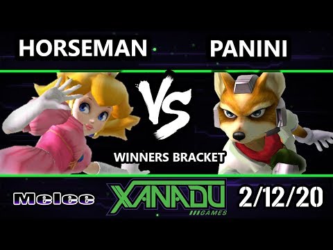 S@X 341 Winners Round 1 - horseman (Peach) Vs. Panini (Fox) Smash Melee - SSBM