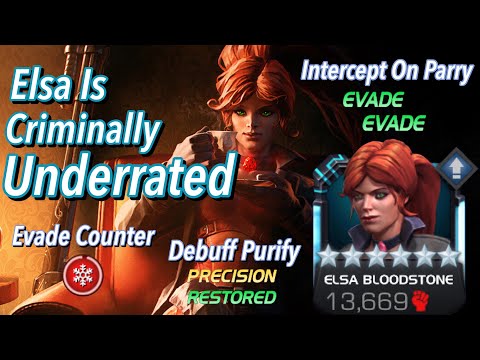 Elsa Bloodstone Is Highly Underrated! Gameplay from Variant and Act 6 - Marvel Contest of Champions