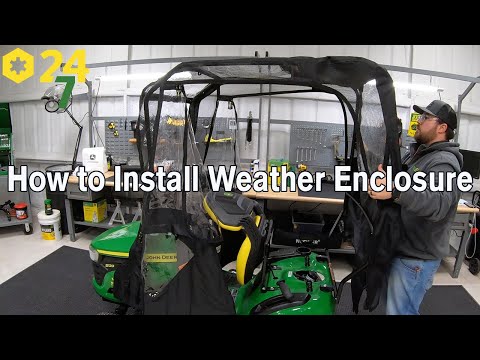 How to Install John Deere Mower Weather Enclosure | Unboxing and Installation