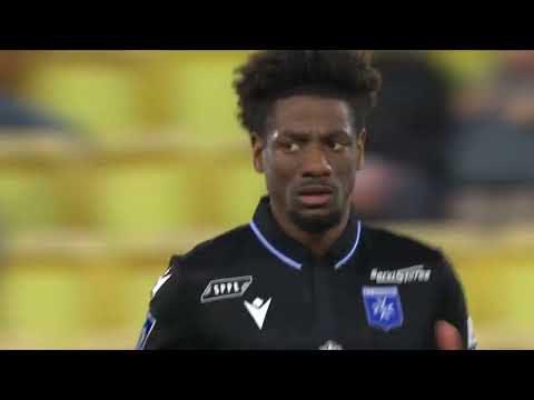 Les deux buts de l'AJA à Monaco signés Matthis Abline et Nuno Da Costa