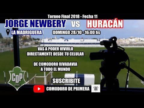 Torneo Final 2018 / JORGE NEWBERY vs HURACÁN (EN VIVO) / Fecha 11