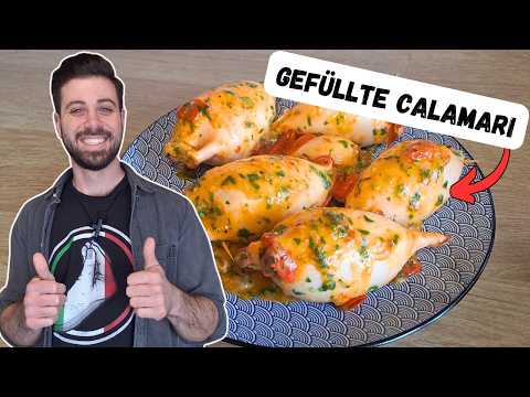 😋GEFÜLLTE CALAMARI - Das beste Rezept aus Süditalien! 🍴